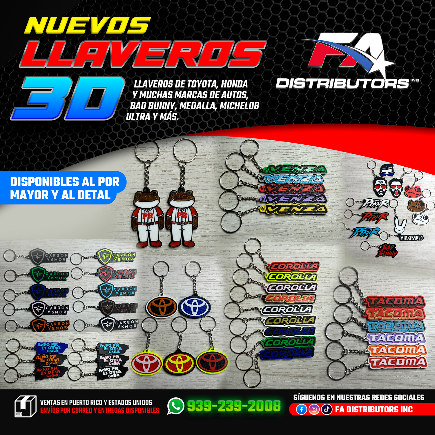FA Llaveros 3D
